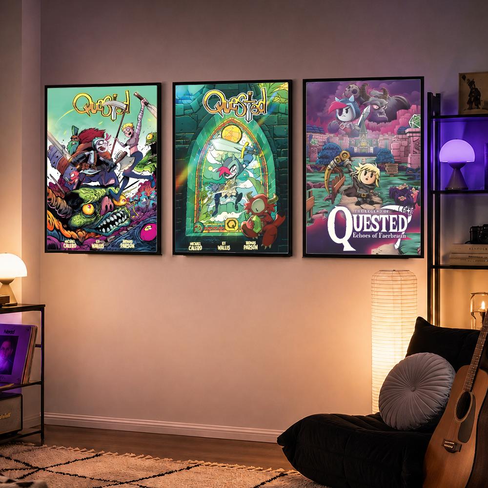 Plakat z grafiką Brand Quested – Office Quest recenzja i cena